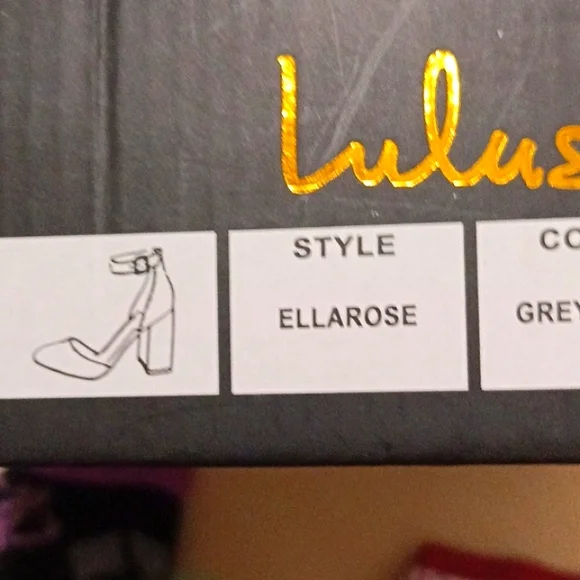 Lulu's Grey Stileto Heel size 5.5 - Picture 8 of 10